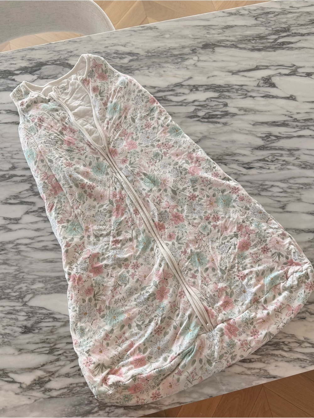 Carter's Floral Zip Sleep Sack in Pink & Mint